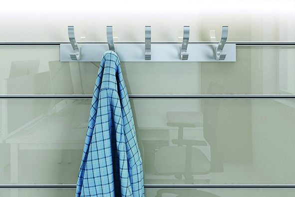 50-793-13_2 Wall System - Hakenleiste mit 5 Haken Länge 500mm