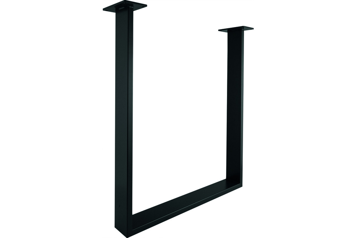 Tisch und Bankkufen Schwarz lackiert (RAL9005) 1 St. Tisch und Bankkufen Schwarz lackiert (RAL9005) 1 St.