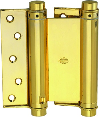 64_503 Pendeltürband beidseitig wirkend, Messingfarbig (Paar)