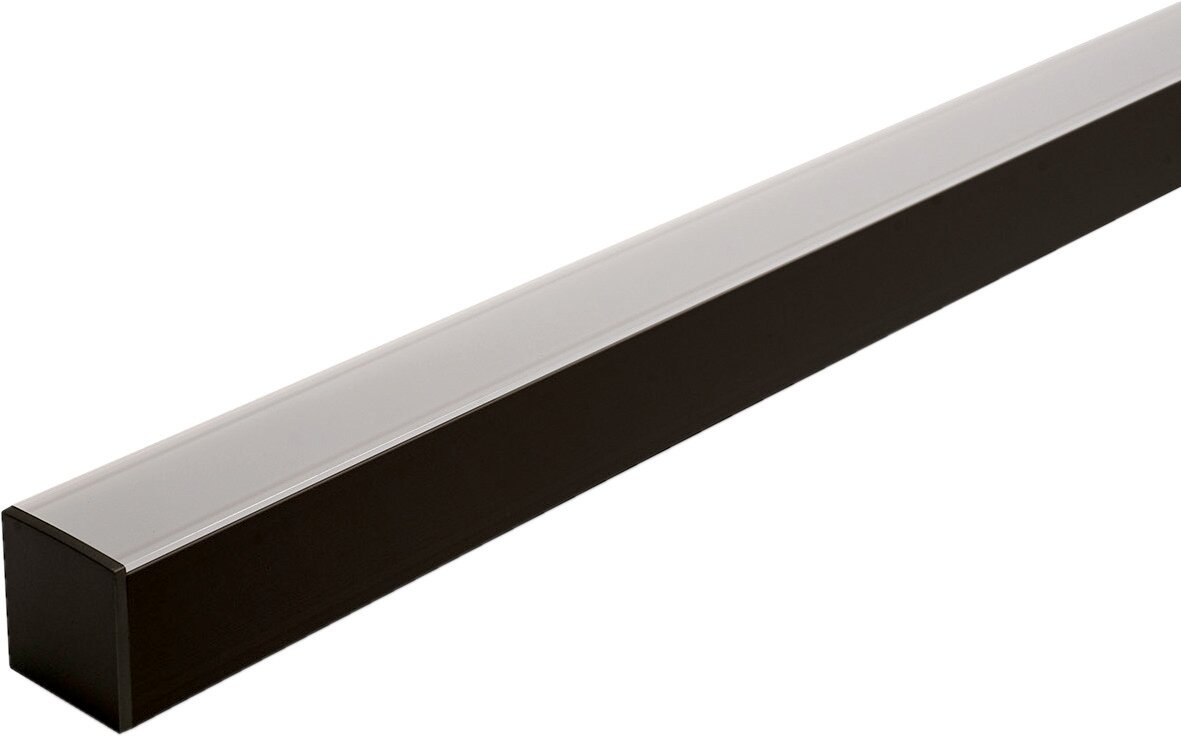 Mec Ice Leuchtenprofil inkl. Abdeckung, Länge 2500mm