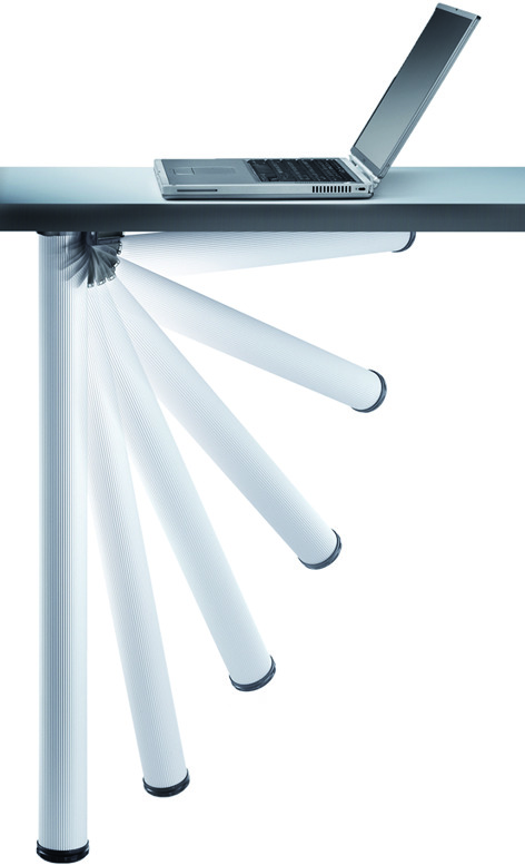 52_132_01 Tischbeineklappbar, rund 50mm - Einzelfüße