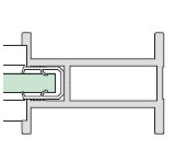 st2400 Gleitschiebetüren Alpha Profil ST 2400 - Maßfertigung