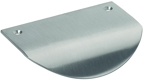 41_255_1112 Möbelgriff Edelstahl Oval zum Anschrauben von oben