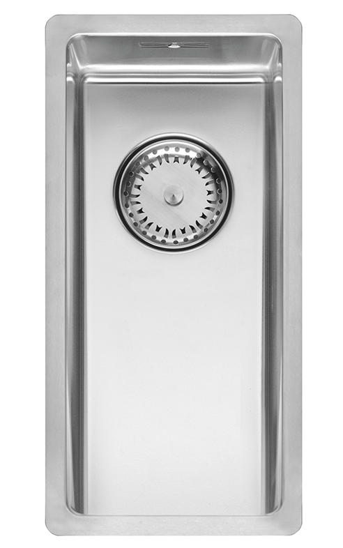 NewYork_18x40 Spüle New York Einzelbecken Edelstahl Seidenglanz