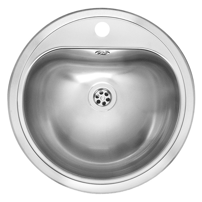 atlantis Waschbecken ATLANTIS Edelstahl, Durchmesser 460mm