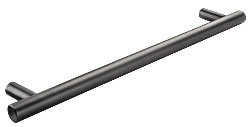 65-12-_schwarz Möbelgriff 12mm - Schwarz eloxiert