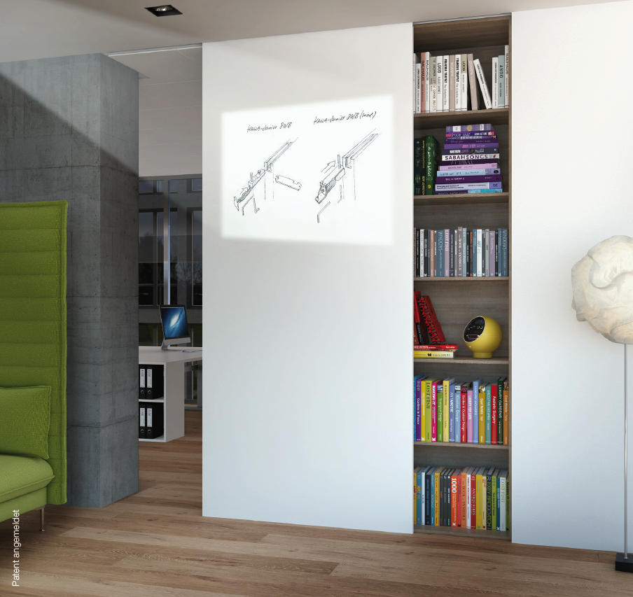 80_b_01 Hawa Junior 80/B (mod.) - Beschlagset für 1 Tür