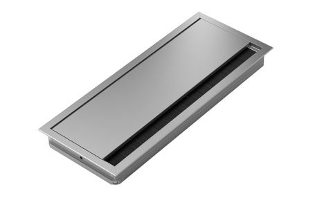 64044880 Kabeldurchlass, 120 mm x 300 mm , Aluminium Optik