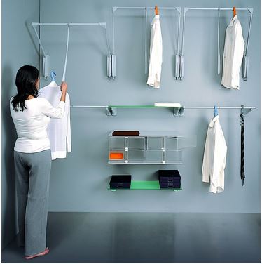 50-798-10 Kleiderlifte OTTO INNOMINATO, Bel. bis 8kg, schwarz/vernickelt