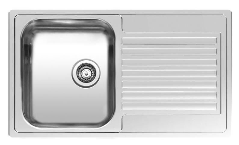 centurio10cc Spüle Centurio 10 CC ohne Überlauf, Maße 860x500mm