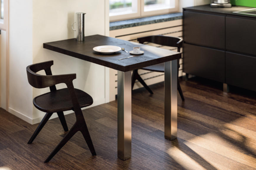 25_004_02 Tischbeine eckig 80x80mm - Einzelfüße