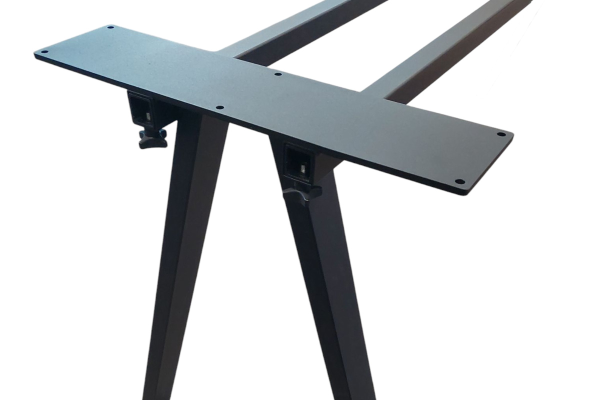Tischgestell Schwarz (RAL9005) HÜBA Agile H, Höhe 1080mm