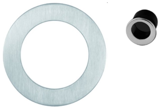 55473 Griffringe Edelstahl zum Kleben (Set)