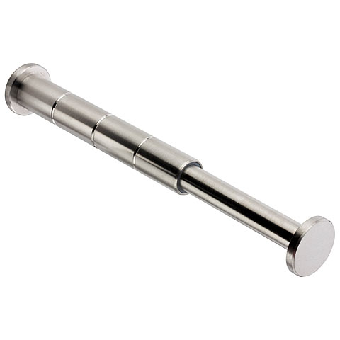 69960406 Garderobenhaken Edelstahl, Teleskopfunktion verdeckte Montage