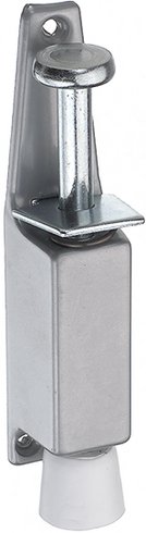 66_217_01 Türfeststeller Aluminium Druckguss, Silber lackiert