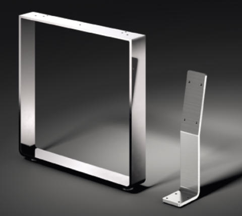 00193-309_02 Kufe für Sitzbank, Profil 60x8mm, verchromt oder Edelstahl