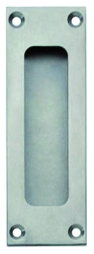 4152006 Muschelgriff eckig Edelstahl matt gebürstet