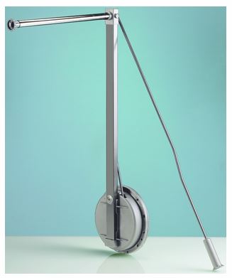 90-798-72 Kleiderlift "Single Lift 12" , Alu-Finish