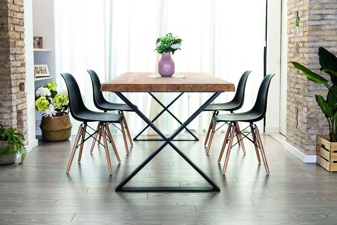 5215912_01 Kufen für Bank und Tisch, Profil 80x20mm, Schwarz matt (1 St.)