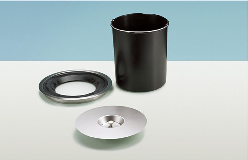 Abfallbehälter zum Einlassen in Arbeitsplatte Abfallbehälter zum Einlassen in Arbeitsplatte