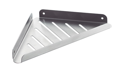 2010010671 Seifen-Eckablage Edelstahl matt