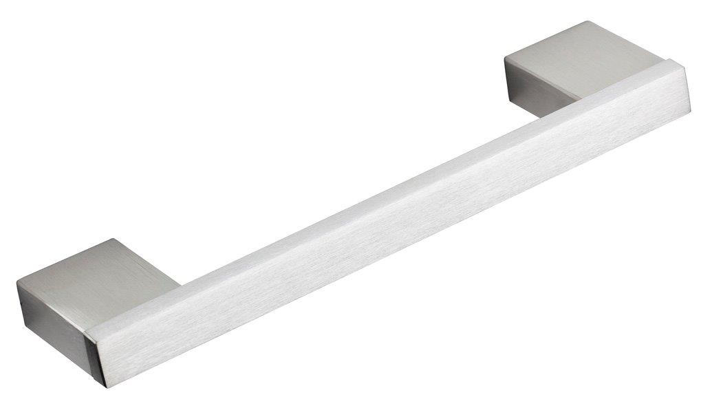 66_126_xxxx_va Flachbandsockelgriff Profil 12x6mm, Edelstahl gebürstet, Maßfertigung