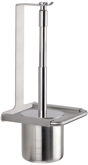 2120110671 WC-Bürstenhalter Edelstahl matt mit Deckel