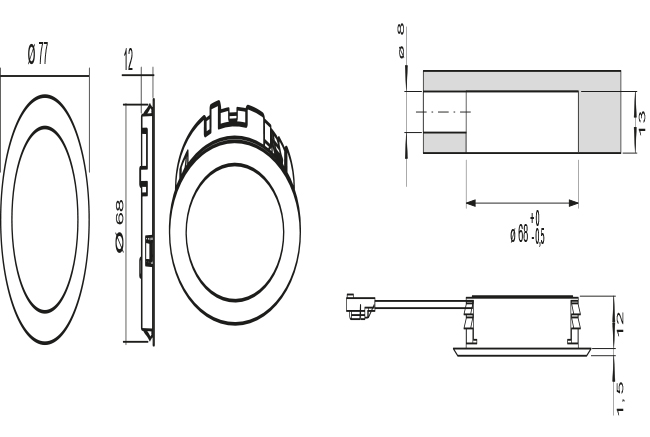 2000005_Abmessungen Abmessung/ Montage
