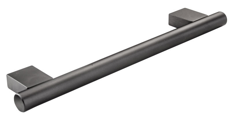 66-12-_schwarz Möbelgriff 12mm - Schwarz eloxiert