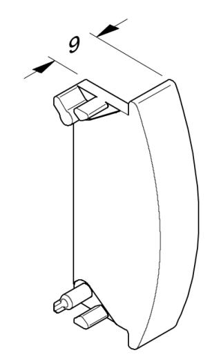 69902070_z2 Endkappen für Griffschale Aluminium EV1 eloxiert