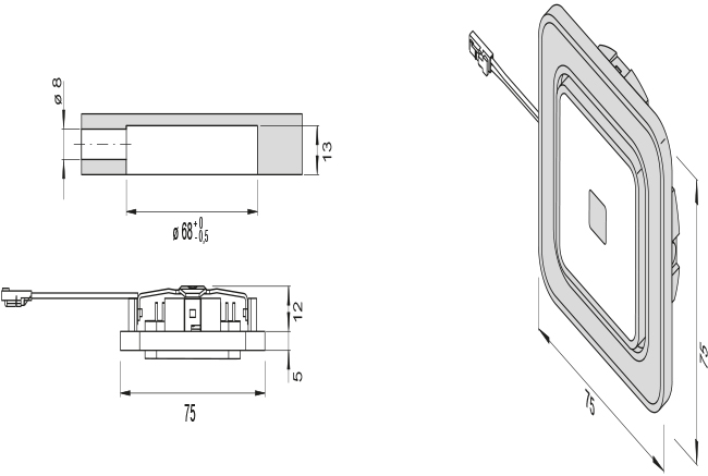 2000007-2000008_Abmessungen Abmessung/ Montage