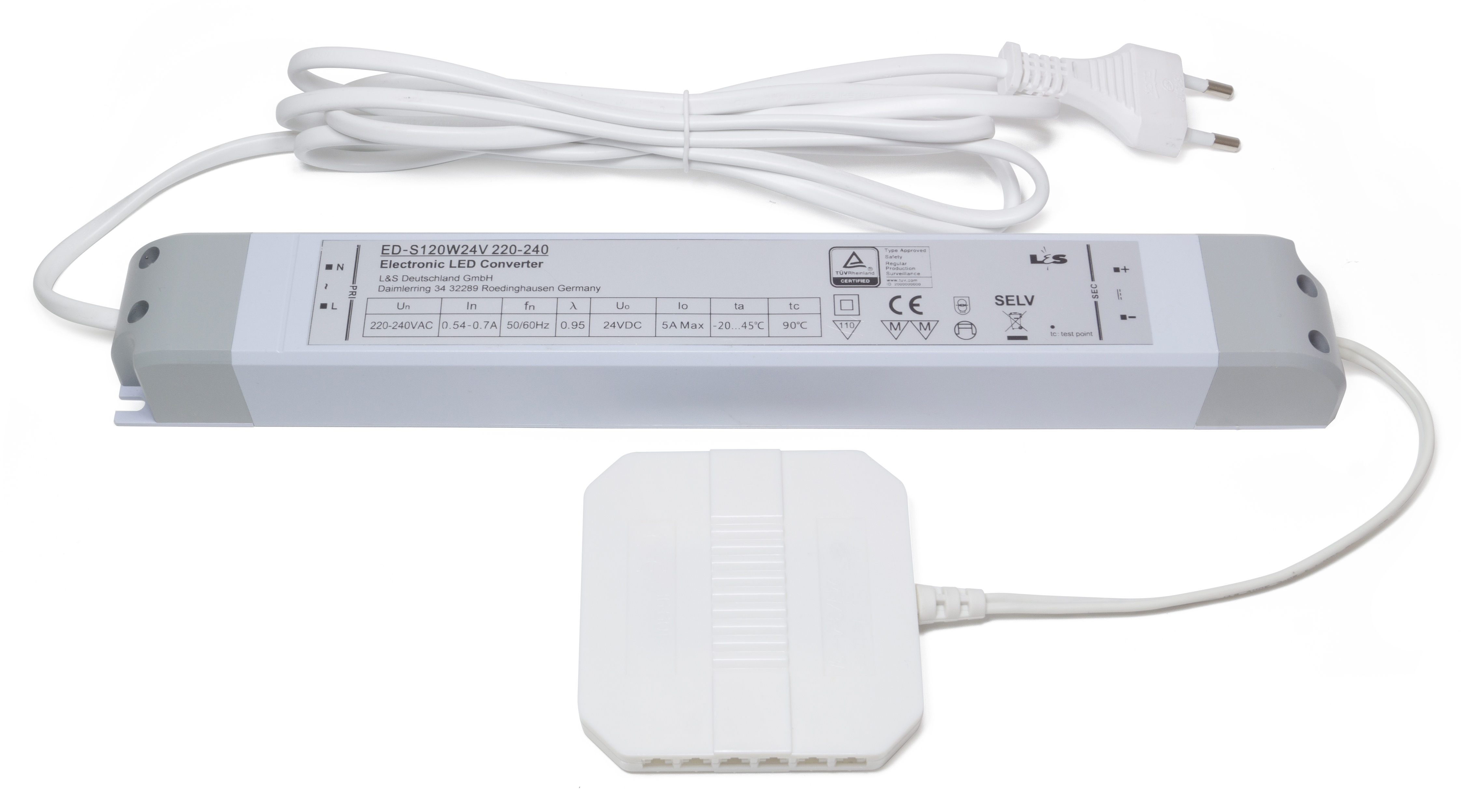 2000472_LED-Konverter_24V_120W_12fach-Verteiler_2000mm LED Konverter 230/24V, 120W