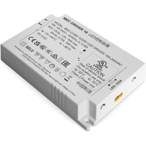 MEC Driver 110-240 Volt Sek. 12/24Volt, 18-120Watt