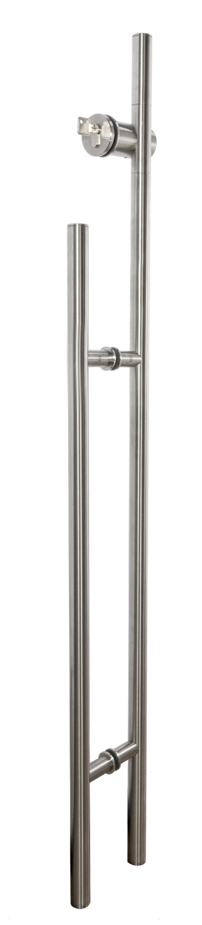 1170pz_04 Stossgriff Stilett PZ abschließbar Edelstahl Korn 600 fein geschliffen