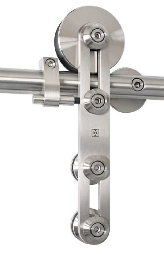 Schiebetürbeschlag Protec - Set für Glastüren mit Stärke 8-12mm