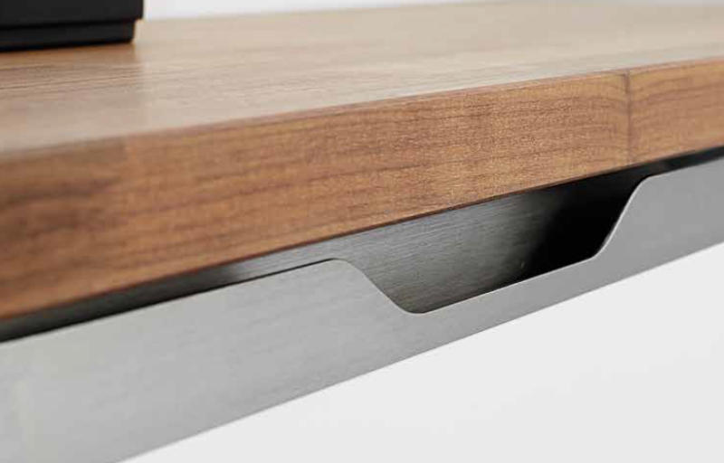 Griffleisten Parallel, Aluminium E-Finish