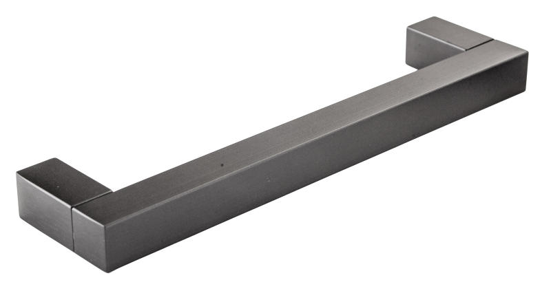 81_12-_schwarz Möbelgriff 12x12mm - Schwarz eloxiert