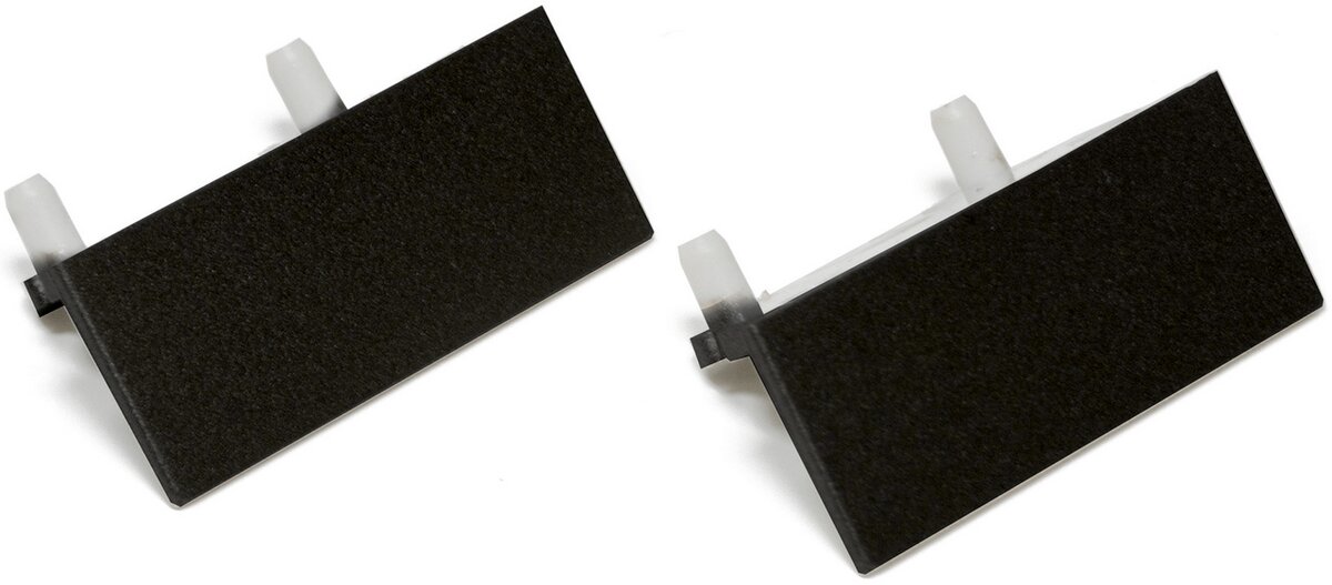 Mec Venice Mini Endkappenset (2 Stück) Schwarz