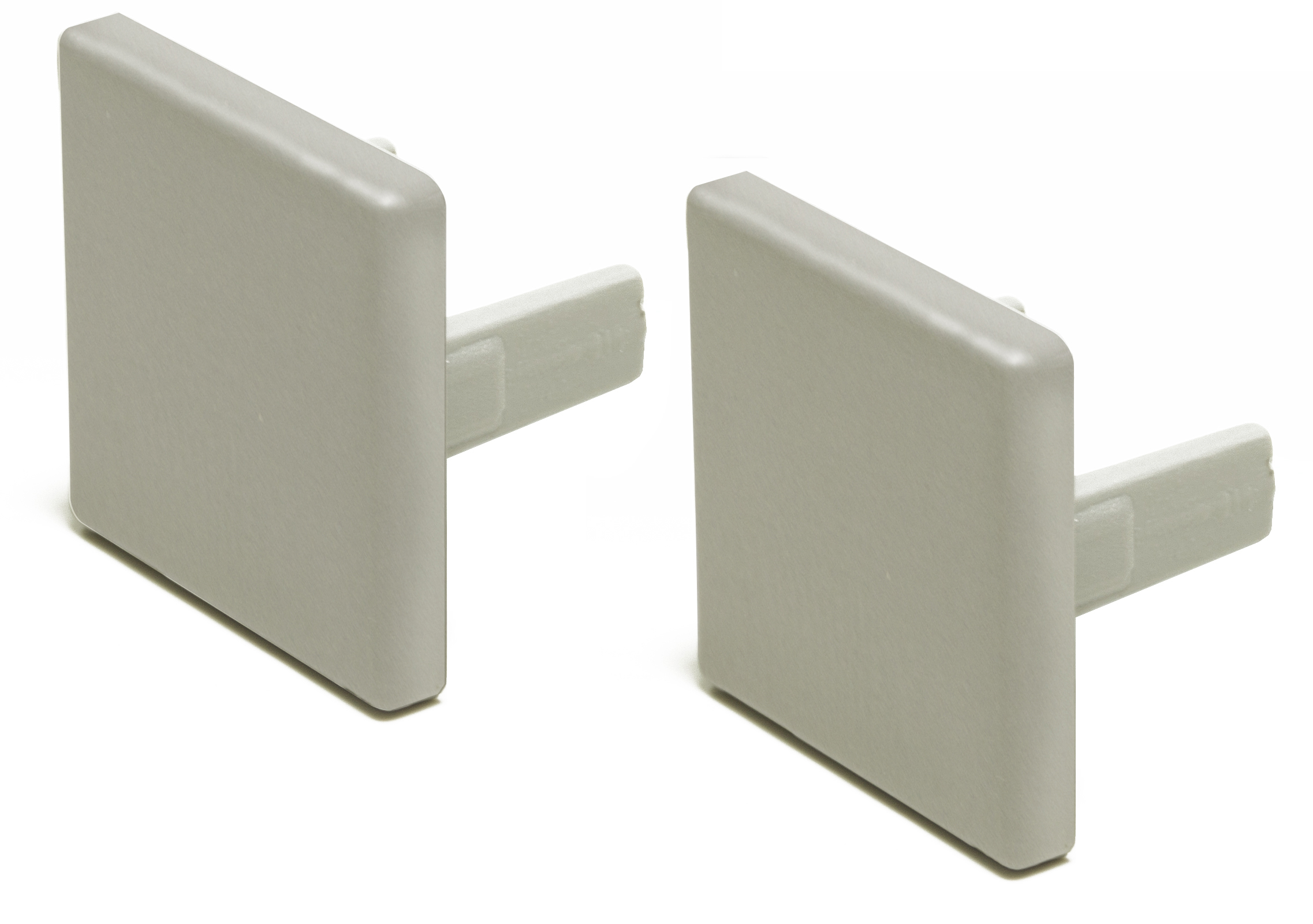 2000330_Bali_Endkappen_ohne-Steg_edelstahl Endkappenset LED Bali (Aluminium) + Befestigung