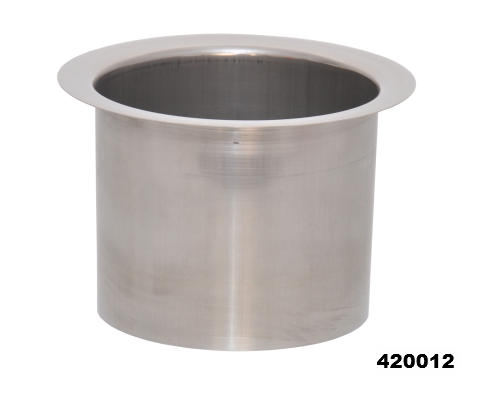 420012 Mülldurchwurf Edelstahl, verschiedene Durchmesser