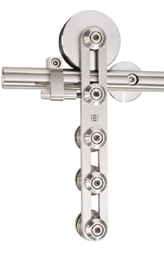 klassik Schiebetürbeschlag Klassik - Set für Glastüren mit Stärke 8-12mm