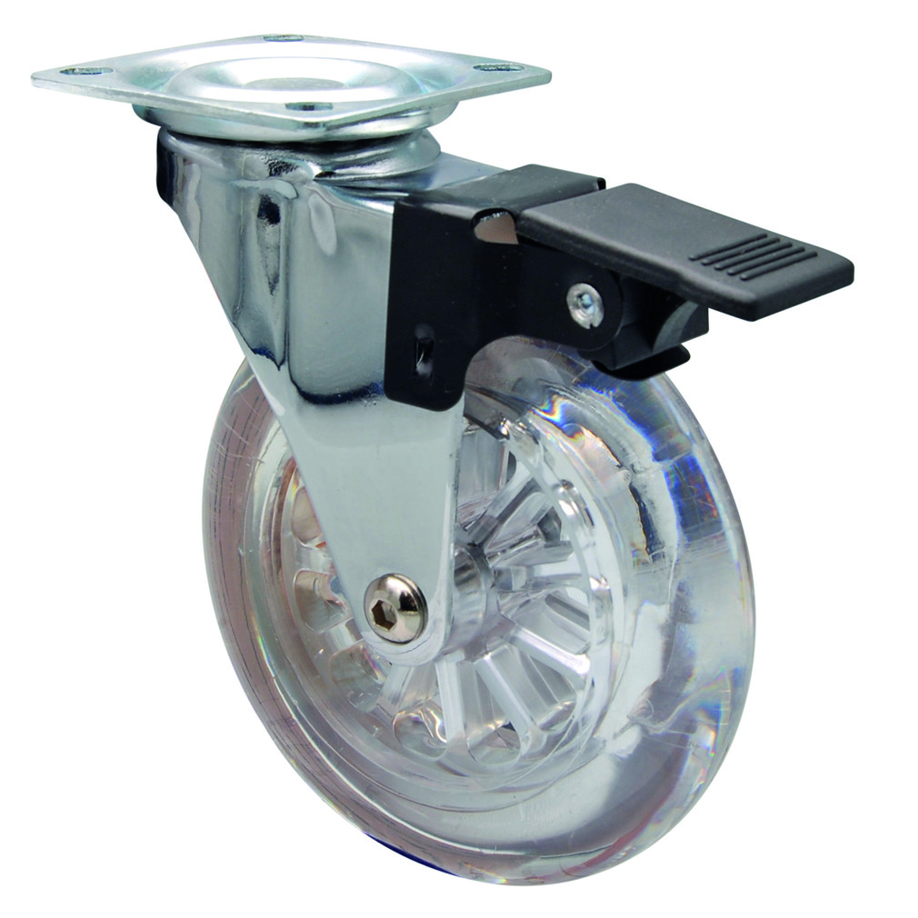 51_830_73-77 Design - Lenkrollen mit Feststeller und Anschraubplatte