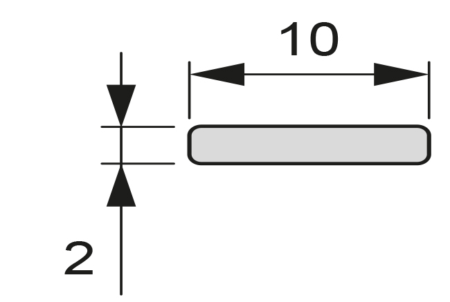 LED Grundprofil Länge: 2500mm (Artikelnummer 20003960)