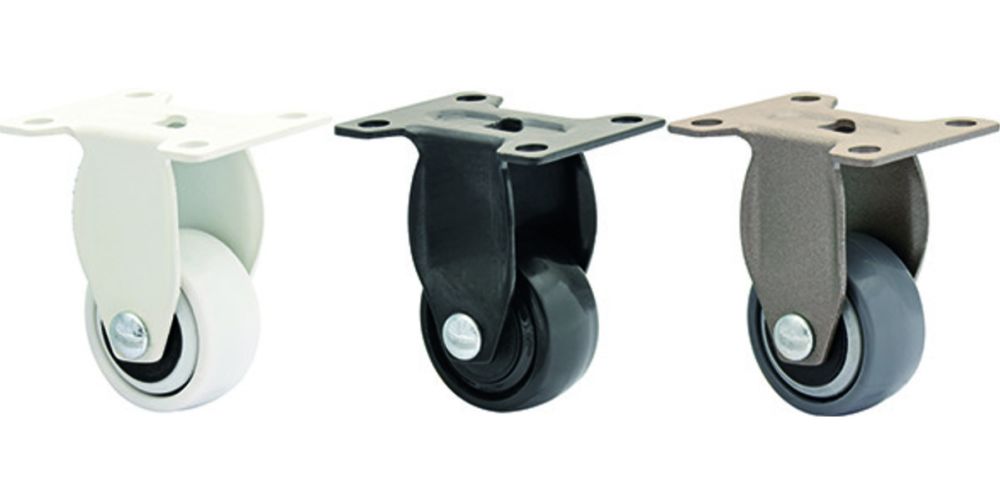 Design - Bockrollen 3-C Serie, Lauffläche halbhart Design - Bockrollen 3-C Serie, Lauffläche halbhart