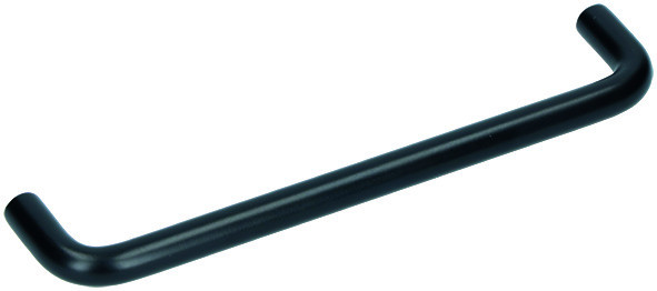 Bügelgriff Edelstahl Schwarz 10mm, Höhe 35mm