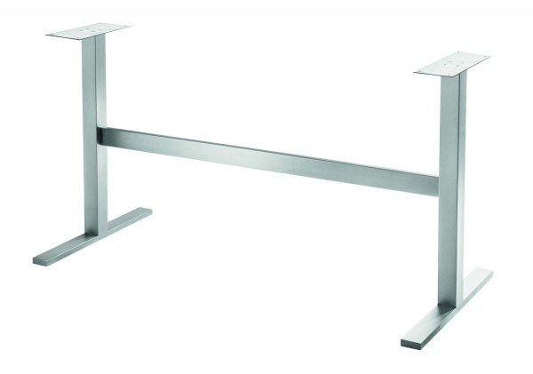 Tischgestell Design 3, Edelstahl matt geschliffen